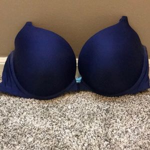 Blue push-up Victoria secret bra